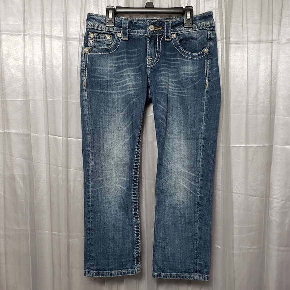 Miss Me Size 26 Capri Jeans - Picture 2 of 13